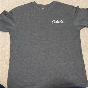 Cabela's Charcoal Short Sleeve Tee